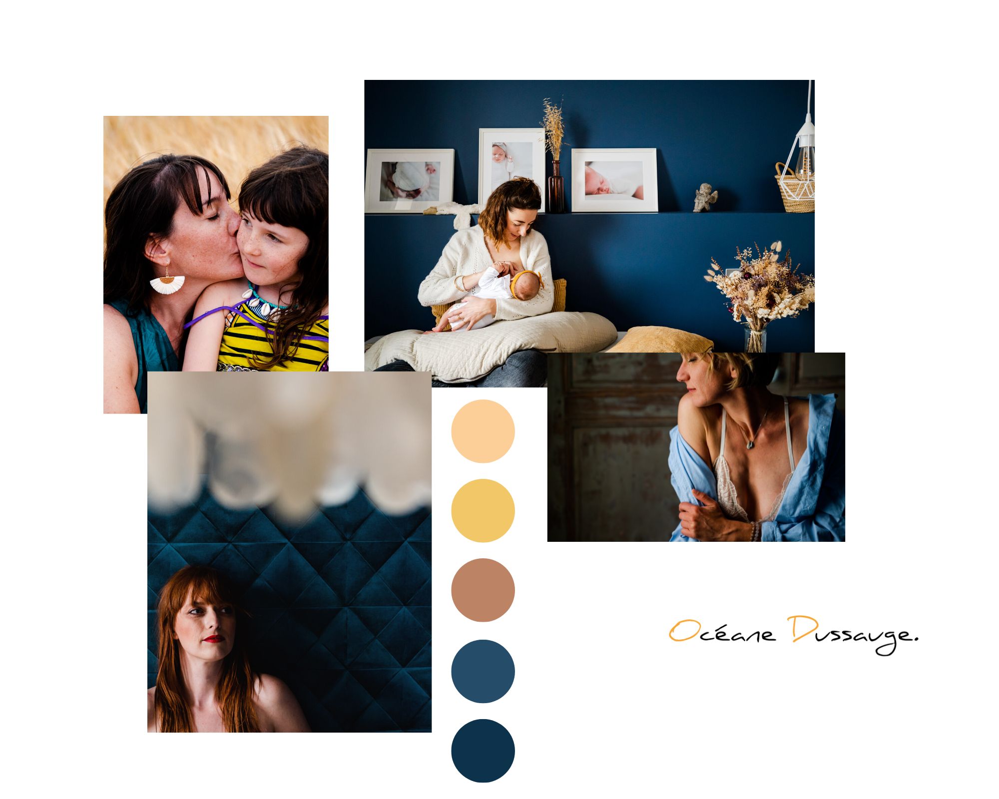 moodboard site internet photographe - identité visuelle photographe - caroline liabot