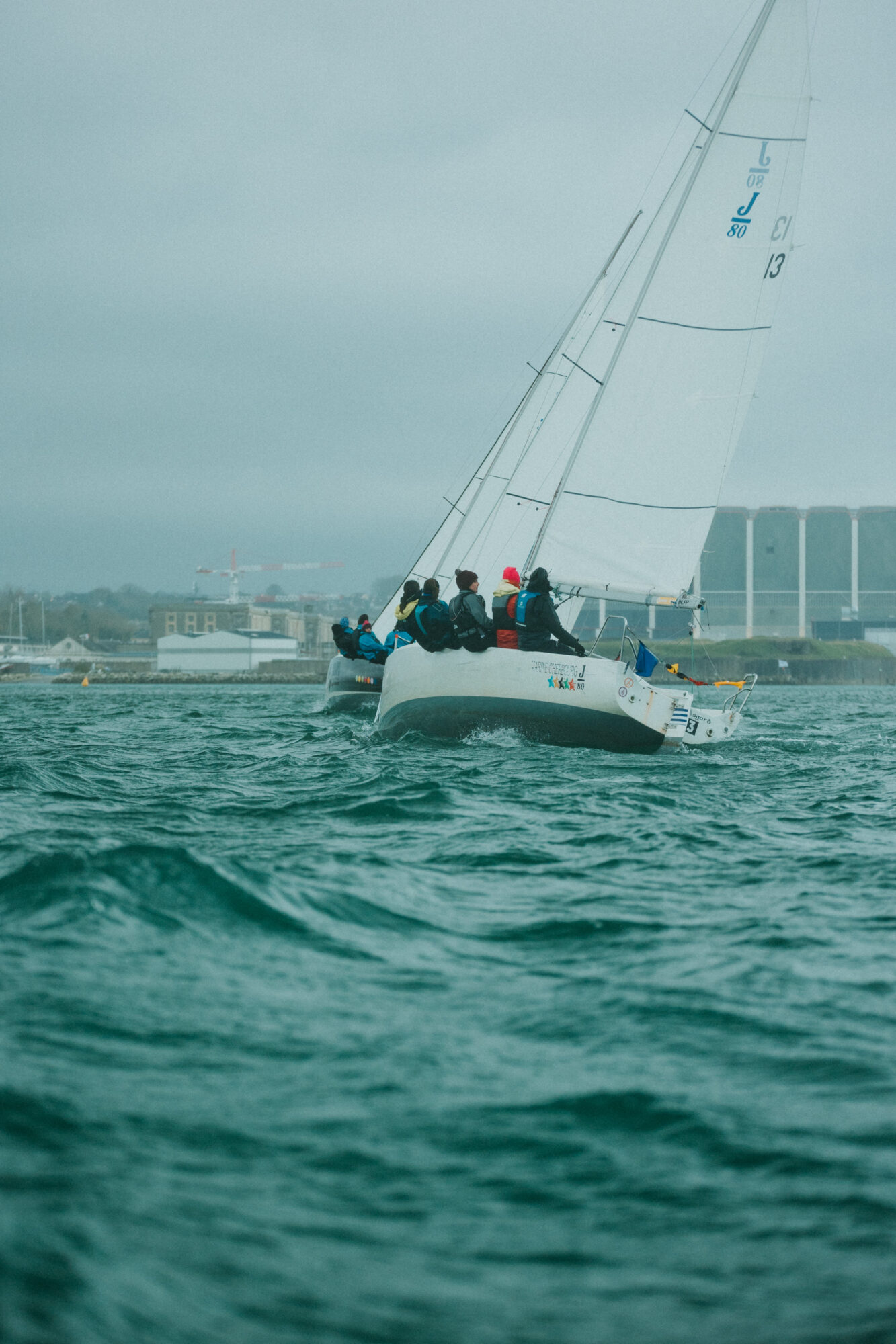 équipage match racing féminin - championnat match racing cherbourg - caroline liabot 