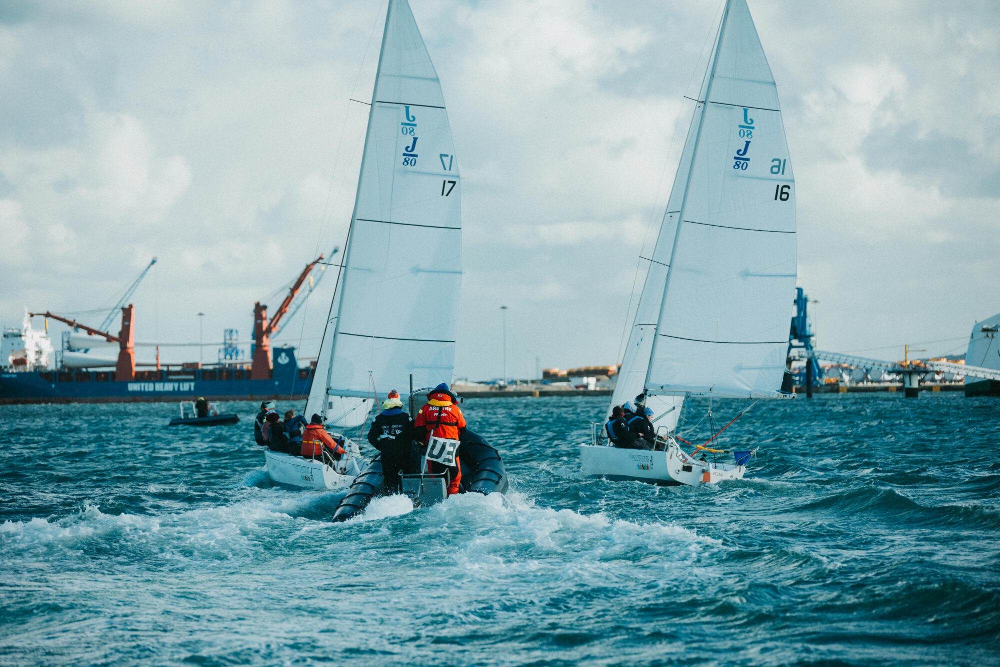 match racing cherbourg - regate petite rade cherbourg - caroline liabot 